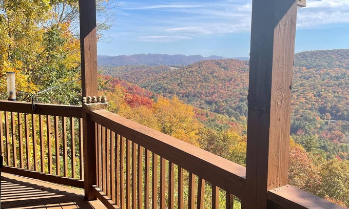 Cullowhee Casa | Mountain Top cabina de lujo cajeros Smokey Mountains Carolina del Norte EE.UU.