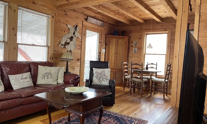Suches Cabina | Mountain Top Views | Deck + BBQ | PetsOK | Firepit