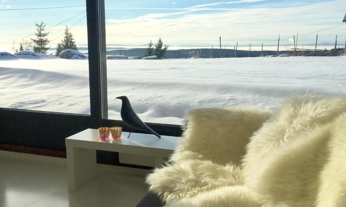 Lillehammer Apartamento | Mountain View Apartment with Sauna