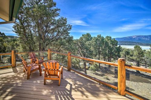 Baldwin Lake Casa | Mountain-View Home in Big Bear with Wraparound Deck