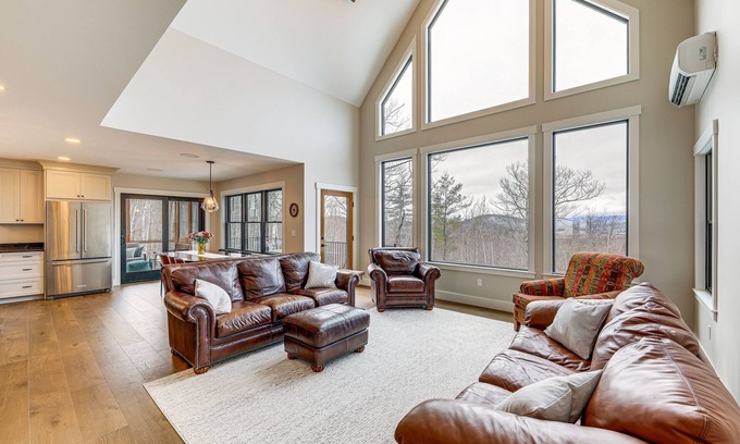 Lovell Casa | Mountain-View Home in Stoneham w/ Hot Yoga Studio!