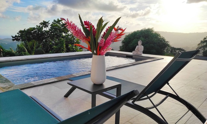 Riviere-Pilote Apartamento | VISTA AL MAR T2 "TI COIN SOLEY"