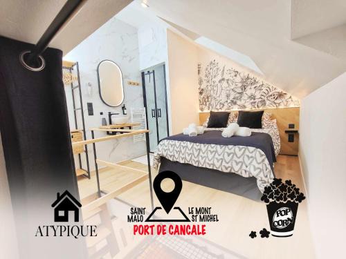 Cancale Casa | MRODBNB - Maisonnette Atypique enfouie dans la Roche - Gr34, Plage, Resto & Huîtres à 25m
