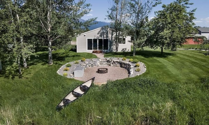 Kalispell Casa | MT Views, Creekside, Sauna, Glacier Park Adventure