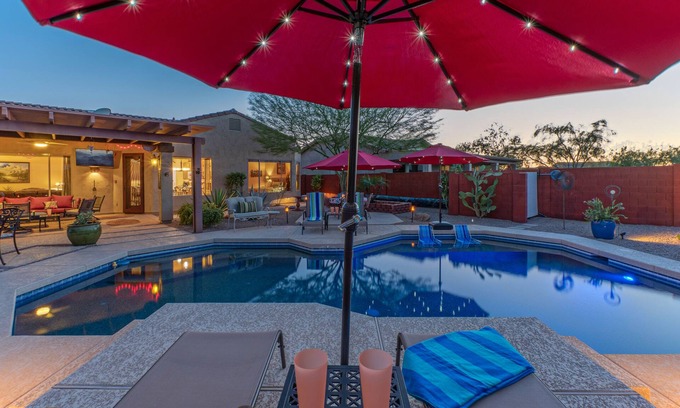 Gold Canyon Casa | Mt VIEWS, Trails & Golf Oasis, Resort Amenities: Htd POOL, Spa, Putt Green, 3 Mt Bikes