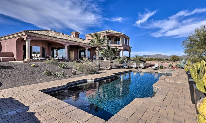 Rio Verde Foothills Villa | Mtn-View Gem w/ Pool, BBQ & Fire Pit in Scottsdale