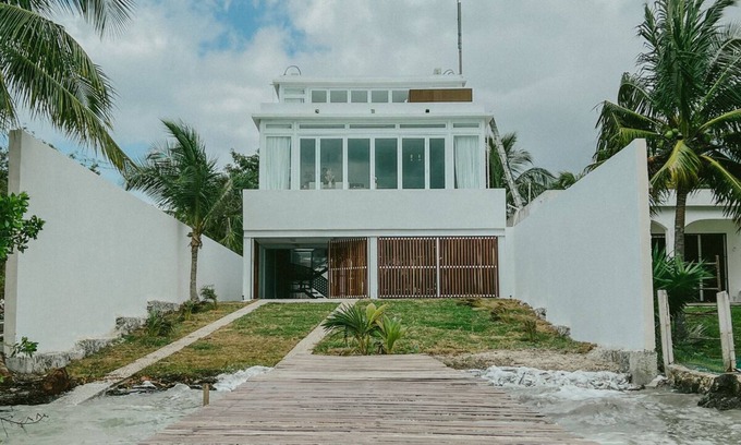 Othón P. Blanco Apartamento | Villa con Piscina y Jacuzzi frente a la playa K NAJ