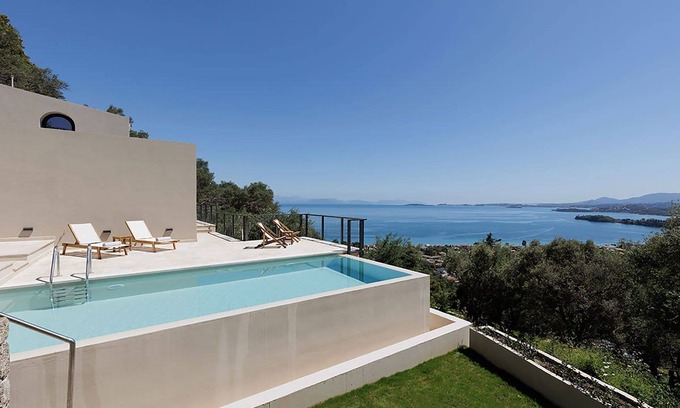Afra Villa | Villa en Corfú con 3 habitaciones, capacidad 6