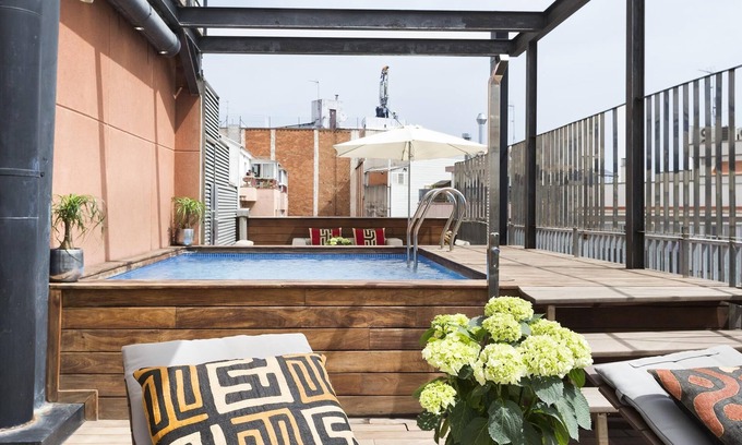 el Fort Pienc Apartamento | My Space Barcelona 6 Apart. con Piscina en el Barrio Gótico para 48 personas
