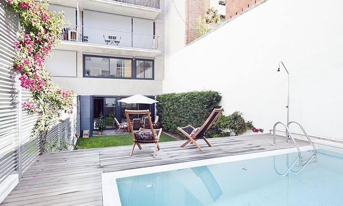 Sant Gervasi Apartamento | My Space Barcelona Apart. hasta 40 personas en 7 apartamentos en la misma finca