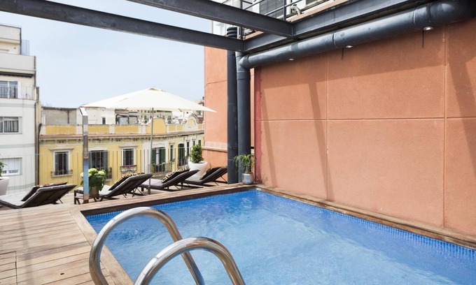 el Fort Pienc Apartamento | My Space Barcelona Loft en el Arco del Triunfo con terraza y piscina