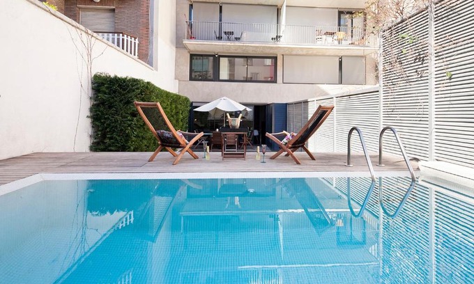 Sant Gervasi Apartamento | My Space Barcelona Private Pool Garden