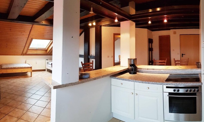 Petersaurach Apartamento | Nü01 2 Zimmer Penthouse Wohnung in Langenloh bei Nürnberg 1 Schlafzimmer Max. 4 Personen