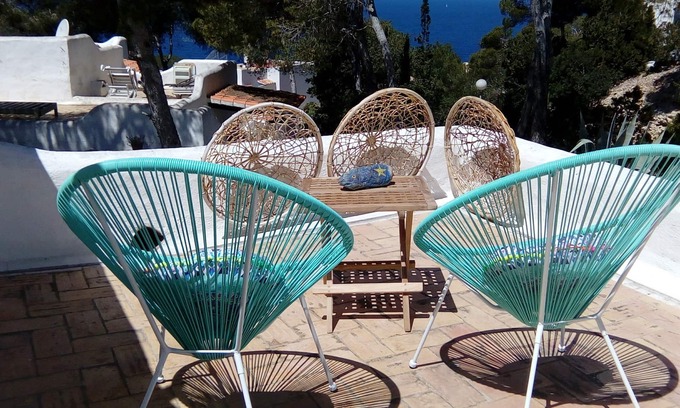 Cala Vadella Casa | NA SABINA, IBIZA STYLE WITH SEAVIEWS FROM PRIVATE TERRACES