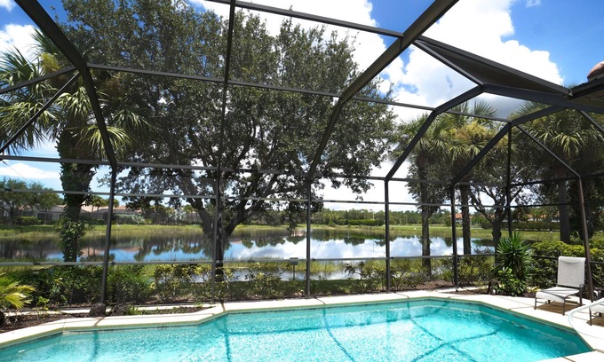 Naples Heritage Casa | Naples Home with private pool and lake view - Just miles from the beach