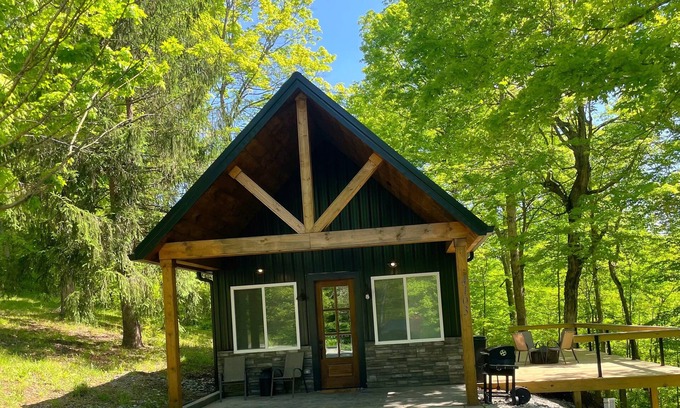 Clarkson Cabina | Nash’s cabin in Leitchfield that is Pet Friendly, WIFI, w/ Creek.