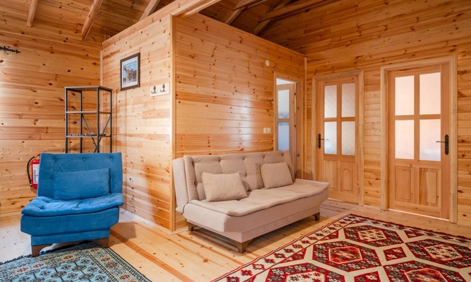 Iznik Casa | Natural Bungalow w Fireplace Near Iznik Lake