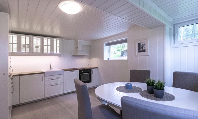 Sandnes Apartamento | Naturnær leilighet med 1 soverom