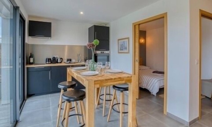 Quintal Apartamento | Near Annecy, new and cozy apartment with garden and terrace