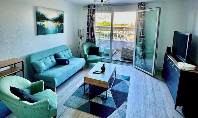 Trois Cocus - Borderouge - Croix-Daurade - Paleficat Apartamento | Near Centre/Gare Cosy Superb Terrace prkg/wifi