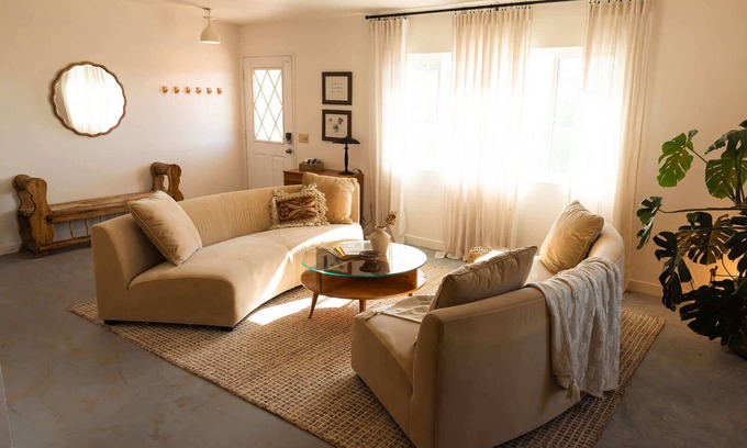 Indian Cove Casa | Near Indian Cove & JTNP, Outdoor Lounge, + FirePit