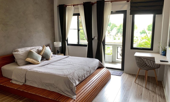 Daun Penh Apartamento | Cerca del Palacio Real-GardenView Apt w Rooftop & Jacuzzi