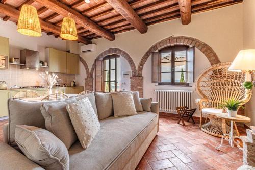 Asciano Apartamento | Nel cuore della Toscana con piscina