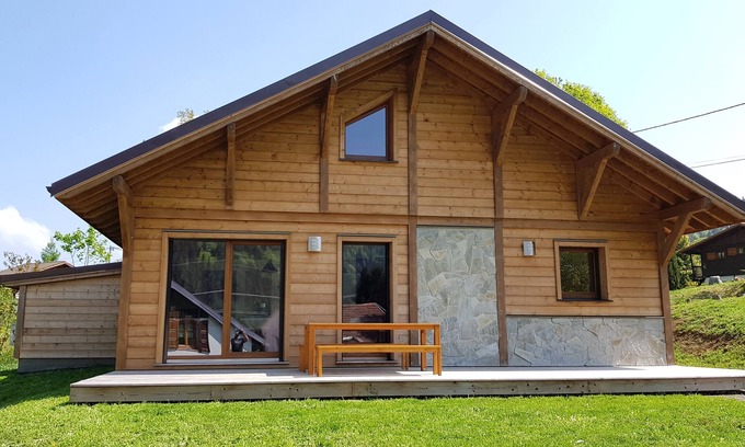 Gerbepal Chalet De Esquí | Nuevo chalet de 3 * -L'escargot-Proche Gérardmer-Grand confort-SAUNA BALNEO WIFI