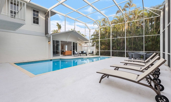 Sun Terrace Casa | Dream vacation home just 3 minutes to Naples Beach with 3 king ensuites.