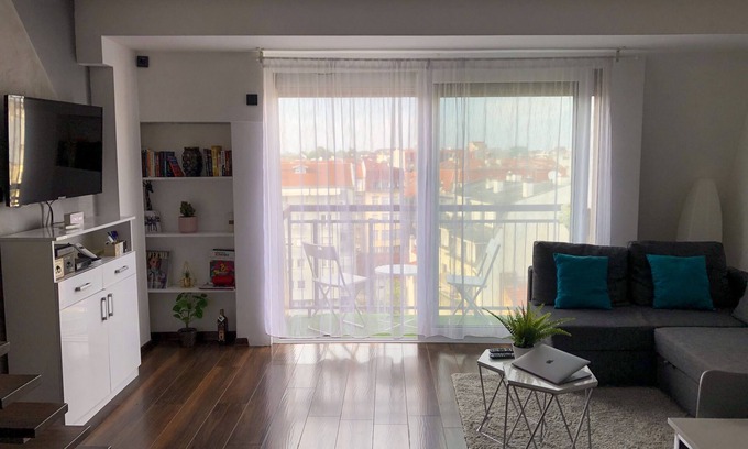 Dorcol Apartamento | Nuevo y moderno apartamento dúplex en el centro de Belgrado