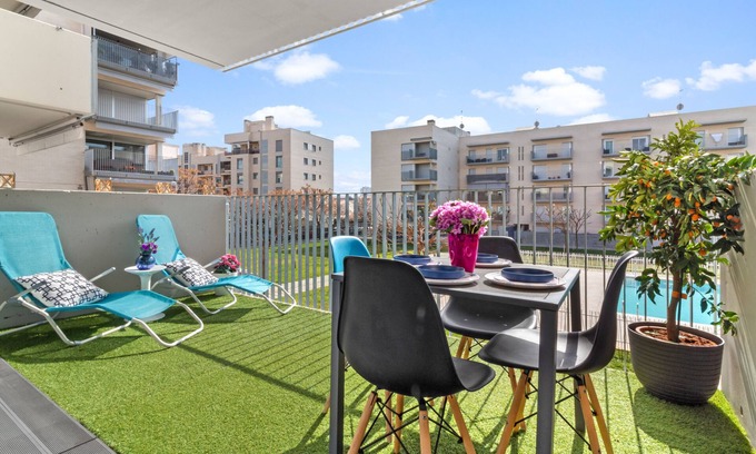 Calafell Apartamento | NEW APARTMENT 4 MIN WALK TO TRAIN STATION AND CLOSE TO SERVICES AND BEACH