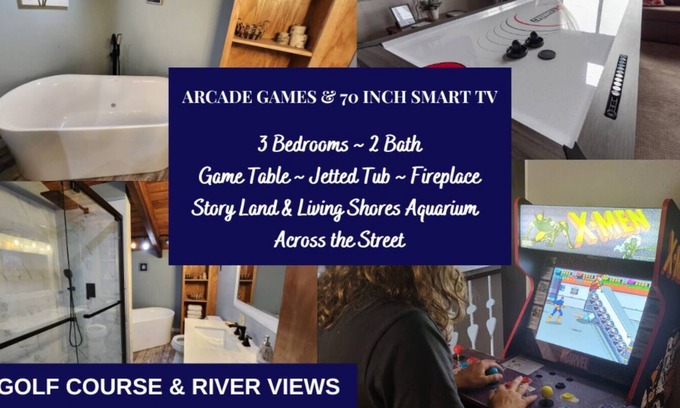 Bartlett Chalet De Esquí | *NEW*Baths/Appliances*Arcade Games*Gas Fireplace