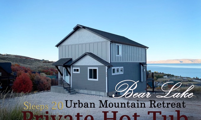 Harbor Village Casa | NUEVO Build Bear Lake Urban Mountain Retreat-Impresionantes vistas y jacuzzi privado
