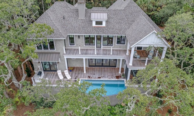Vanderhorst Plantation Casa | New Build, pool, marsh views