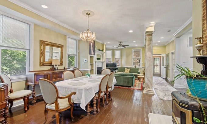 Irvington Casa | NEW! Charming Victorian Home with Porch & Large Yard