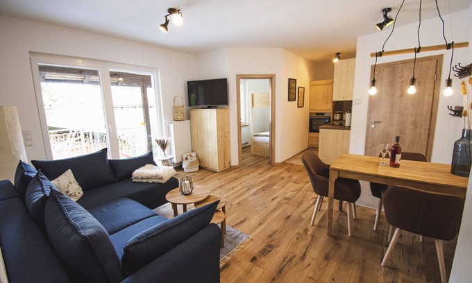 Bischofsheim an der Rhon Apartamento | New, cozy vacation apartment directly on the Haselbach