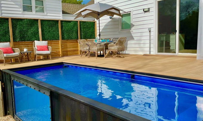 Greenport Villa | New Construction Greenport Pool House - 3 Blocks from Town