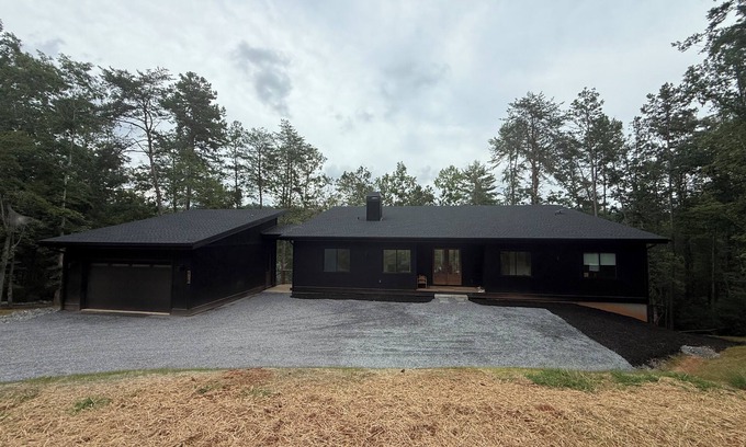 Mill Spring Casa | New Custom Built Modern Lake House near vineyards, orchards, Biltmore and more.
