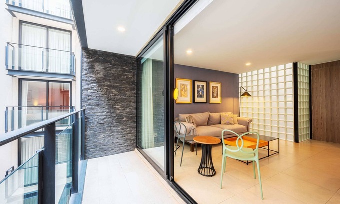 Coyoacán Condominio | NEW Equipped Condo w/GYM & Roof