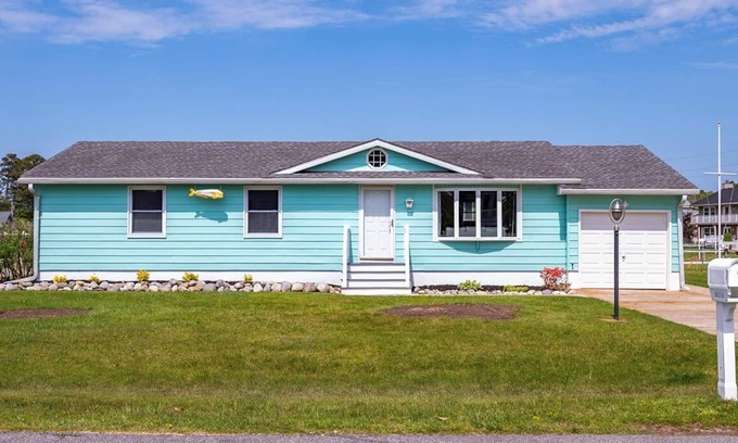 Keen-Wik On the Bay Casa | New for 2025 - 3 BR 2 BA Canal Front Home Close to MD AND DE Beaches