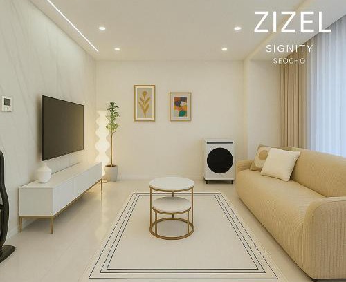 Seocho-dong Apartamento | New highend residence near nambu bus terminal 방1 거실1 더블침대2개