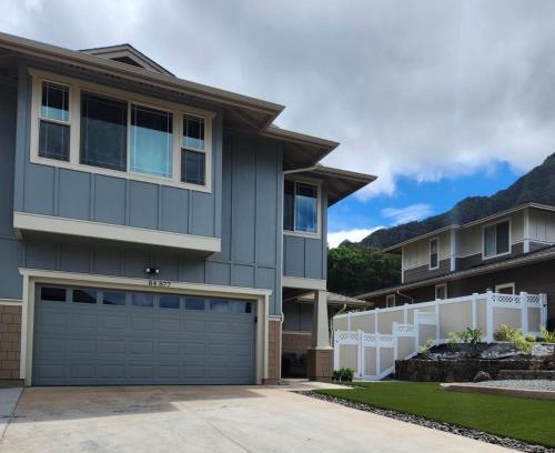 Makaha Valley Casa | NEW HOME in Private Community with Ocean/Mountain Views. 5 Min. Drive to Beach