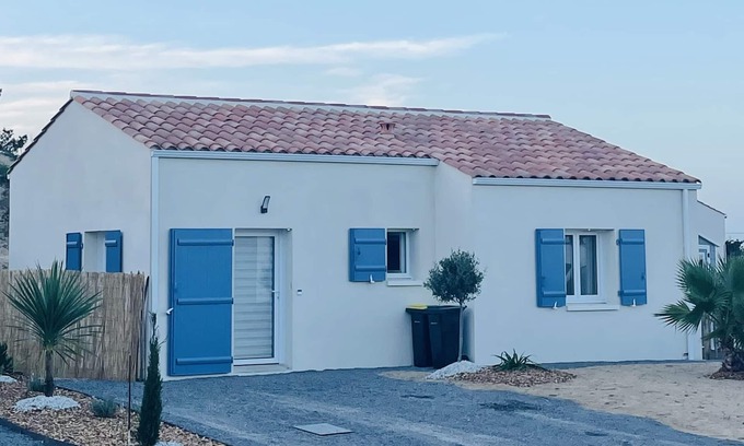 Saint-Jean-de-Monts Cabaña | New house between sea and forest with swimming pool