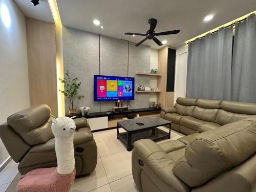 Malacca City Casa | NEW ! KTV , ARCADE , TV BOX ,Town Area 15 PAX