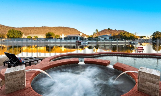 Arrowhead Ranch Casa | New Lakefront Home with Boat, Pool & Mountain View’s