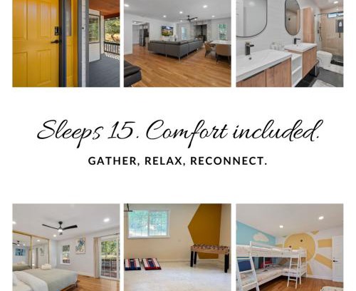 Groveland Casa | New Listing - 5bd 3ba Retreat for a large group