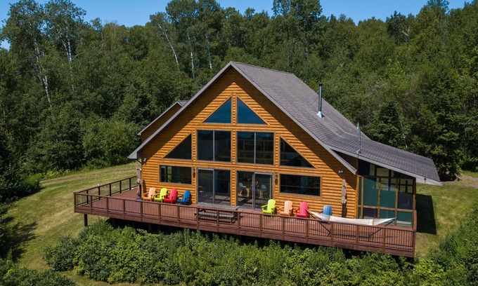 Grand Marais Casa | NEW LISTING!! BOREAL RIDGE! North Shore Home w/ Astonishing Lake Superior Views