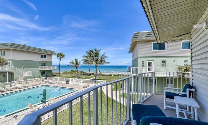 Indialantic Casa | New Listing! Direct Ocean with heated pool and garage