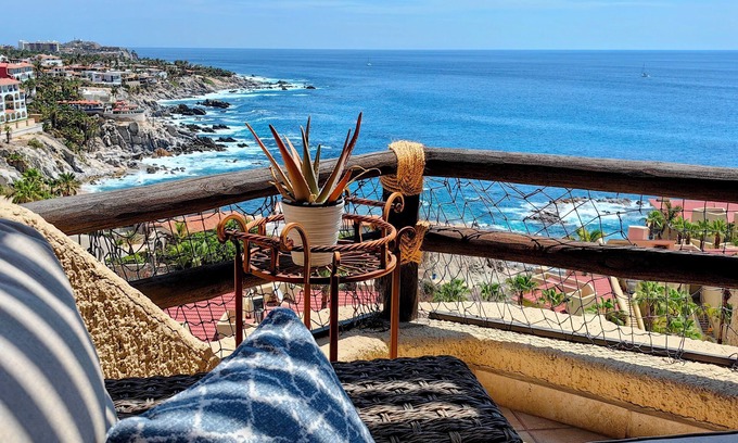 Cabo Bello Condominio | New Listing Endless Ocean Views From Every Room + Spacious Outdoor Living Room