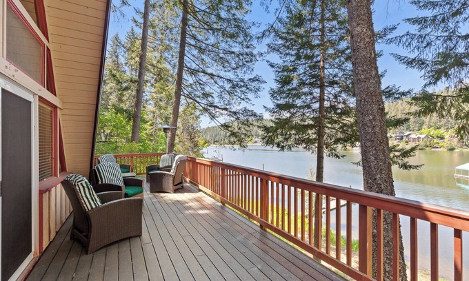 Coeur d'Alene Casa | New Listing! Lakefront A-Frame Gem | Dock | Paddleboards